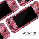Pink and Red Tradtional Camouflage // Skin Decal Wrap Kit for Nintendo Switch Console & Dock, Joy-Cons, Pro Controller, Lite, 3DS XL, 2DS XL, DSi, or Wii - Vinyl Skin Wrap for Nintendo Switch 2, OLED, Lite, Pro Controller, Wii & Classic Handhelds