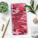 Pink and Red Tradtional Camouflage - Premium Vinyl Skin Decal for Samsung Galaxy S25 Ultra, S24, S23, S22 & All Galaxy S Models