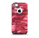 Pink and Red Tradtional Camouflage Skin for the iPhone 5c OtterBox Commuter Case