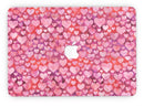 Pink and Red Watercolor Hearts - MacBook Pro with Retina Display Full-Coverage Skin Kit