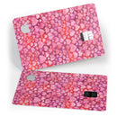 Pink and Red Watercolor Hearts - Premium Protective Decal Skin-Kit for the Apple Credit Card