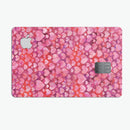 Pink and Red Watercolor Hearts - Premium Protective Decal Skin-Kit for the Apple Credit Card