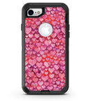 Pink and Red Watercolor Hearts - iPhone 7 or 8 OtterBox Case & Skin Kits