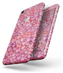 Pink and Red Watercolor Hearts - Skin-kit for the iPhone 8 or 8 Plus