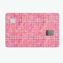 Pink and Red Watercolor Squares - Premium Protective Decal Skin-Kit for the Apple Credit Card