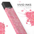 Pink and Red Watercolor Squares - Premium Decal Protective Skin-Wrap Sticker compatible with the Juul Labs vaping device