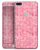Pink and Red Watercolor Squares - Skin-kit for the iPhone 8 or 8 Plus