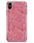 Pink and Red Watercolor Squares - iPhone X Clipit Case