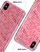 Pink and Red Watercolor Squares - iPhone X Clipit Case