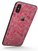 Pink and Red Watercolor Squares - iPhone X Skin-Kit