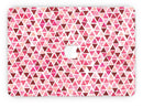 Pink and Red Watercolor Triangle Pattern - MacBook Pro with Retina Display Full-Coverage Skin Kit