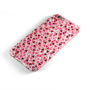Pink and Red Watercolor Triangle Pattern iPhone 6/6s or 6/6s Plus 2-Piece Hybrid INK-Fuzed Case