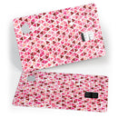 Pink and Red Watercolor Triangle Pattern - Premium Protective Decal Skin-Kit for the Apple Credit Card