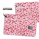 Pink and Red Watercolor Triangle Pattern - Premium Protective Decal Skin-Kit for the Apple Credit Card