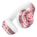 Pink and Red Watercolor Triangle Pattern Full-Body Skin Kit for the Beats by Dre Solo 3 Wireless Headphones