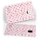 Pink and Red Watercolor Triangle Pattern V2 - Premium Protective Decal Skin-Kit for the Apple Credit Card