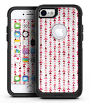 Pink and Red Watercolor Triangle Pattern V2 - iPhone 7 or 8 OtterBox Case & Skin Kits