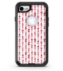Pink and Red Watercolor Triangle Pattern V2 - iPhone 7 or 8 OtterBox Case & Skin Kits
