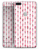 Pink and Red Watercolor Triangle Pattern V2 - Skin-kit for the iPhone 8 or 8 Plus