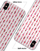 Pink and Red Watercolor Triangle Pattern V2 - iPhone X Clipit Case