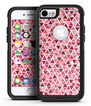 Pink and Red Watercolor Triangle Pattern - iPhone 7 or 8 OtterBox Case & Skin Kits