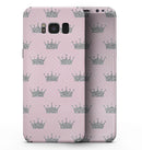 Pink and Silver Crowns - Samsung Galaxy S8 Full-Body Skin Kit