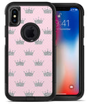 Pink and Silver Crowns - iPhone X OtterBox Case & Skin Kits