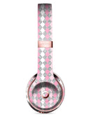 Pink and Silver Diamonds All Over Full-Body Skin Kit for the Beats by Dre Solo 3 Wireless Headphones