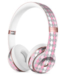 Pink and Silver Diamonds All Over Full-Body Skin Kit for the Beats by Dre Solo 3 Wireless Headphones