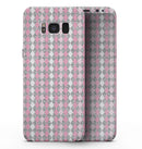 Pink and Silver Diamonds All Over - Samsung Galaxy S8 Full-Body Skin Kit
