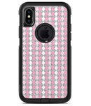 Pink and Silver Diamonds All Over - iPhone X OtterBox Case & Skin Kits