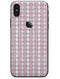 Pink and Silver Diamonds All Over - iPhone X Skin-Kit