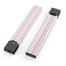 Pink_and_Silver_Glitter_0002_stripes 2 - Premium Decal Protective Skin-Wrap Sticker compatible with the Juul Labs vaping device