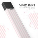 Pink_and_Silver_Glitter_0003_stripes - Premium Decal Protective Skin-Wrap Sticker compatible with the Juul Labs vaping device