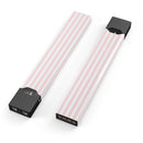 Pink_and_Silver_Glitter_0003_stripes - Premium Decal Protective Skin-Wrap Sticker compatible with the Juul Labs vaping device
