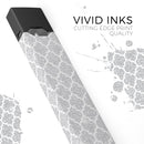 Pink_and_Silver_Glitter_0006_quatrefoil 2 - Premium Decal Protective Skin-Wrap Sticker compatible with the Juul Labs vaping device