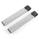 Pink_and_Silver_Glitter_0006_quatrefoil 2 - Premium Decal Protective Skin-Wrap Sticker compatible with the Juul Labs vaping device