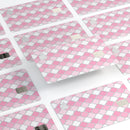 Pink_and_Silver_Glitter_0007_quatrefoil - Premium Protective Decal Skin-Kit for the Apple Credit Card