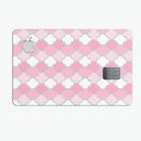 Pink_and_Silver_Glitter_0007_quatrefoil - Premium Protective Decal Skin-Kit for the Apple Credit Card