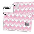 Pink_and_Silver_Glitter_0007_quatrefoil - Premium Protective Decal Skin-Kit for the Apple Credit Card