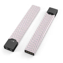 Pink_and_Silver_Glitter_0009_chevron 2 - Premium Decal Protective Skin-Wrap Sticker compatible with the Juul Labs vaping device