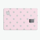 Pink_and_Silver_Glitter_0011_dots 1 - Premium Protective Decal Skin-Kit for the Apple Credit Card