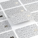 Pink_and_Silver_Glitter_0012_damask 3 - Premium Protective Decal Skin-Kit for the Apple Credit Card