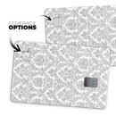 Pink_and_Silver_Glitter_0012_damask 3 - Premium Protective Decal Skin-Kit for the Apple Credit Card
