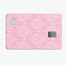 Pink_and_Silver_Glitter_0013_damask 2 - Premium Protective Decal Skin-Kit for the Apple Credit Card