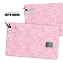 Pink_and_Silver_Glitter_0013_damask 2 - Premium Protective Decal Skin-Kit for the Apple Credit Card