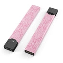 Pink_and_Silver_Glitter_0013_damask 2 - Premium Decal Protective Skin-Wrap Sticker compatible with the Juul Labs vaping device