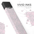 Pink_and_Silver_Glitter_0014_damask 1 - Premium Decal Protective Skin-Wrap Sticker compatible with the Juul Labs vaping device