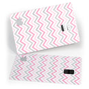 Pink_and_Silver_Glitter_0015_chevron - Premium Protective Decal Skin-Kit for the Apple Credit Card