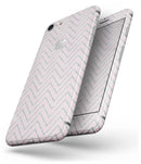 Pink and Silver Glitter Chevron - Skin-kit for the iPhone 8 or 8 Plus